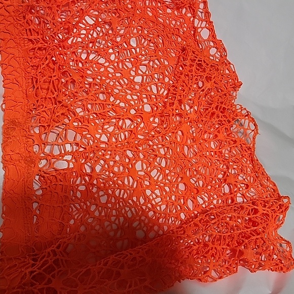 🍎 New Mesh Cover Up Shorts Crochet Knit Look Cheeky Butt - Picture 3 of 5